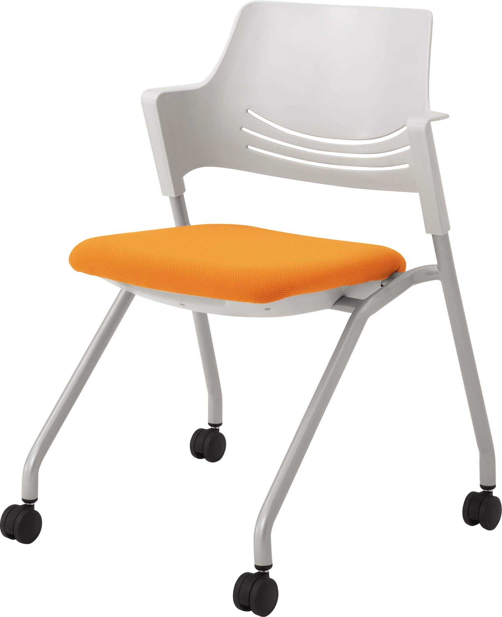 Amazon.co.jp: Okamura Village VC Chair Stacking Orange 8VCC1A-FTC8